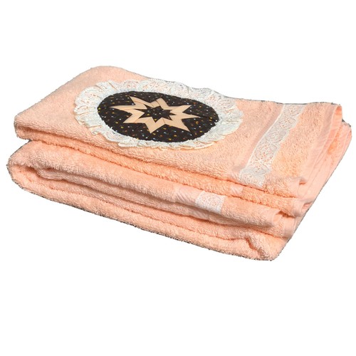 Vintage sears peach lace - sears, set
