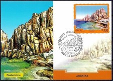 Italia 2017 Turismo Paesaggi Costa Mare Formazioni Rocciose Maxicard