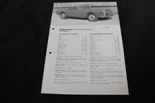 Brochure depliant originale Alfa Romeo 2600 Spider 2+2 Touring 1965, 4 lingue