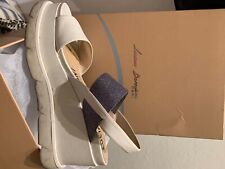 Sandali bianchi con zeppa 39 Luciano Barachini