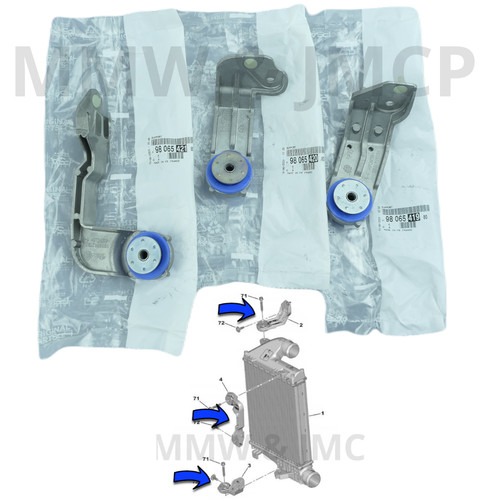 Supporto staffa intercooler - staffa,