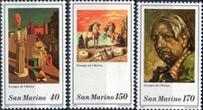 1979 San Marino Anniversario morte di Giorgio De Chirico MNH