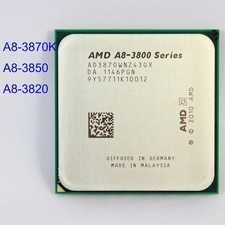 AMD A8 Series A8-3870K A8-3850 A8-3820 Socket processore CPU quad-core FM1 905PIN