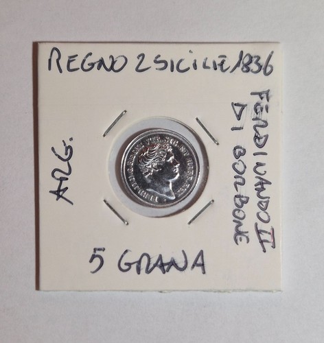Regno sicilie argento 5 - regno, sicilie,