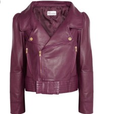 Cappotto giacca moto rosso