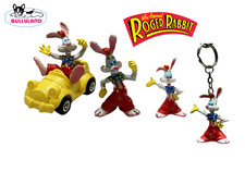 BULLYLAND BULLY DISNEY AMBLIN ROGER RABBIT FIGURE IN GOMMA 1987 / 1988 GERMANY