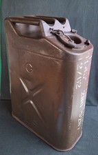 Militaria Ww2 Orginale Tanica Olio Diesel Usa 1952