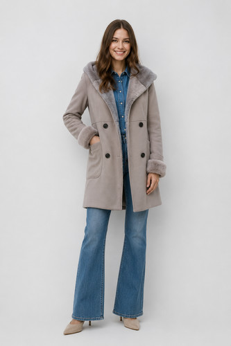 Cappotto donna pelliccia