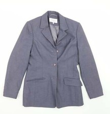 Blazer giacca da donna viola poliestere taglia 10
