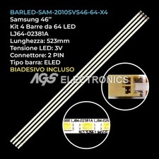 KIT 4 BARRE STRIP 64 LED TV