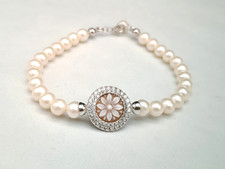 Bracciale donna cammeo fiore