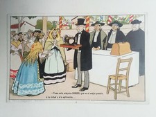 CARTOLINA PUBBLICITARIA SINGER MACCHINA DA CUCIRE SPAGNA ESPANA TARJETA POSTAL