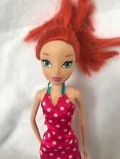 Winx Club Bloom City Fashions 2012 Doll Pink Polka Dot Dress