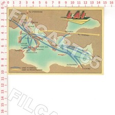 D7041 –riproduzione– AVIAZIONE 1947 LINEE AEREE ITALIANE PUBBLICITA RIPRODUZIONE