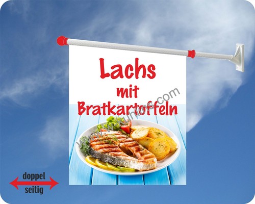 Flagge fisch lachs - fisch,, mit