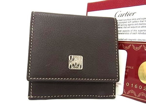 Cartier portamonete pelle - cartier,