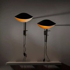 Paralume curvo italiano metà moderno coppia di Antony Scoces di Serge Mouille