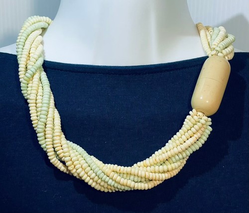 Collana corallo multifilo - collana,