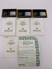 LOTTO N.8 GARANZIE ROLEX
