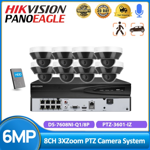 Hikvision 8ch sistema - 8ch, di
