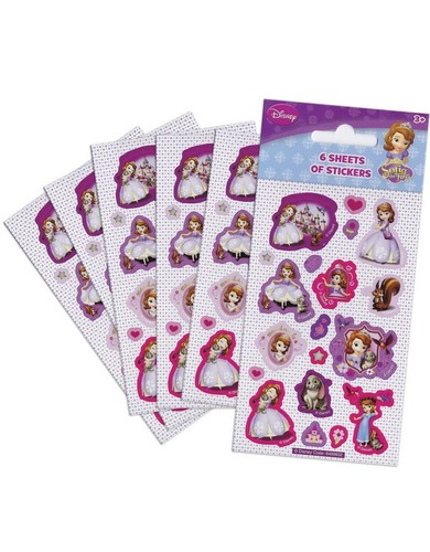 Adesivi sofia disney - 1°,