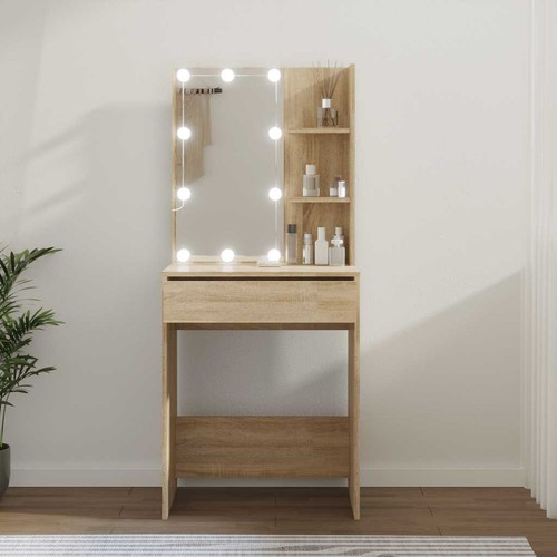 Toeletta con luci led tavolo - toeletta,