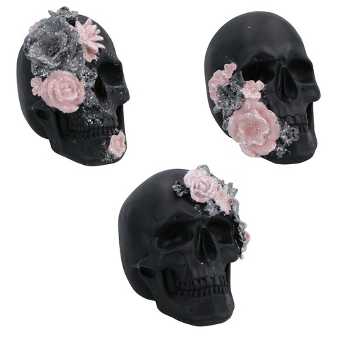 Ornamento teschi floreali - , set