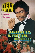 IL FESTIVAL DEI BELLI-Locandina originale -Teatro Ariston-Sanremo-1983-