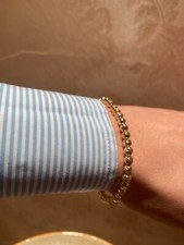 bracciale uomo in argento 925 modello rosario,18cm ma regolabile