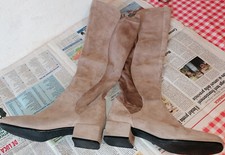 Stivaletti donna vero camoscio griffato CafèNoir