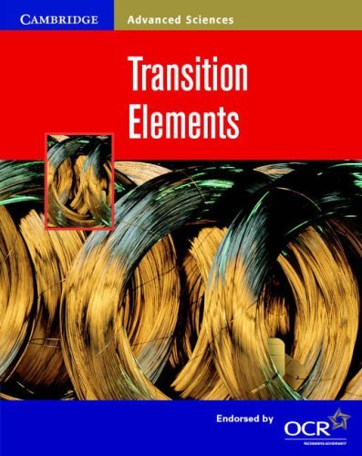Transition elements cambridge - elements, (cambridge