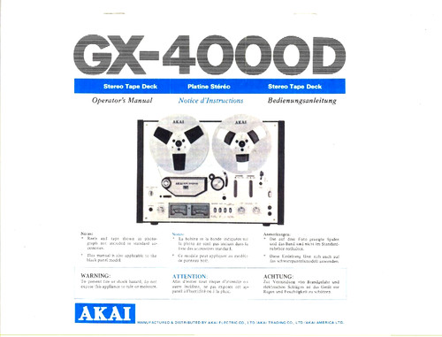 Akai 4000d reel - akai, to
