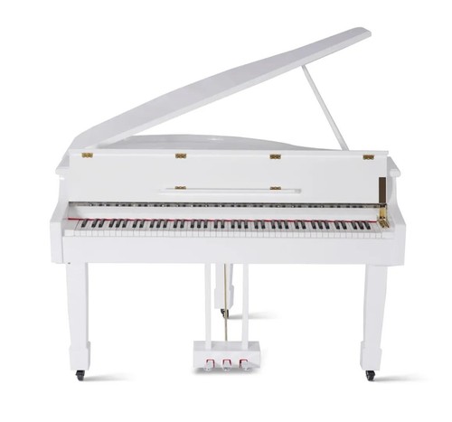 Pianoforte coda bianco - pianoforte,