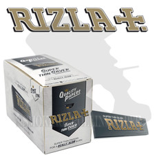 Cartine Rizla Silver Corte Regular – Scatola 100 Libretti Argento Ultra Sottili Tipo