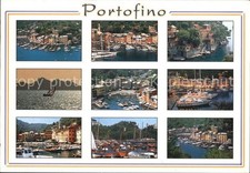 Portofino Liguria vedute parziali porto vela Golfo del Tigullio Riviera Ligure