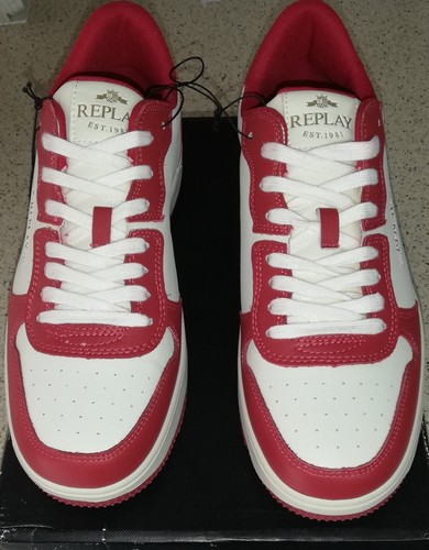 Replay epic pure white - white, red