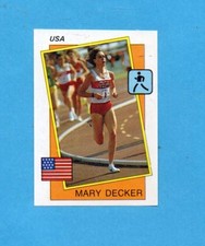 SUPERSPORT 1986-PANINI 86-Figurina n.25- DECKER - USA -ATLETICA-Recuperata