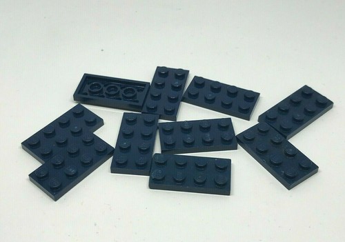 Lego lotto 10x piastra - 10x, 2x4