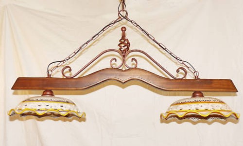 Lampadario rustico art - rustico, art.220
