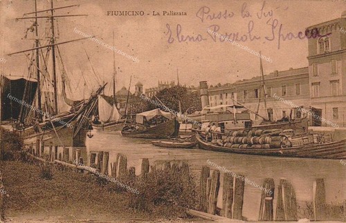 Eb120 cartolina fiumicino - cartolina, la