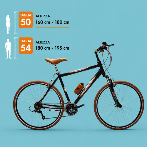 Ibrida uomo 21v shimano - ibrida,
