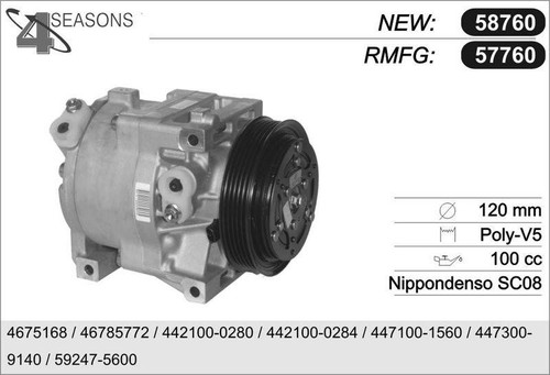 Compressore climatizzatore per - climatizzatore,