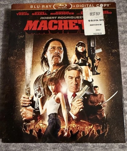Machete slipcover blu ray - w/slipcover,