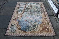 Arazzo Aubusson vintage fatto