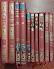 Lotto 10 Libri Jules Verne Viaggi Straordinari Hachette 2008 Michele Strogoff