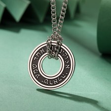 Collana con ciondolo disco