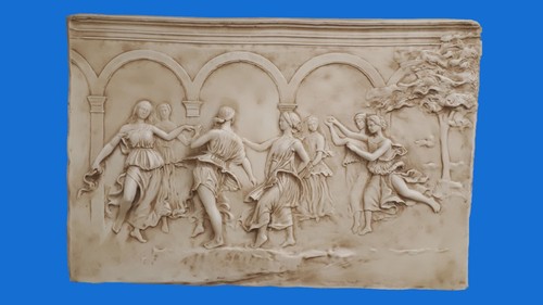 Bassorilievo gesso - gesso,