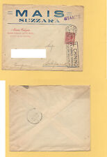 GM607 1928 CATANIA annullo meccanico targhetta CHININO FARMACO MALARIA Suzzara