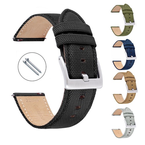 Cinturino orologio pelle nylon