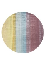 Tappeto in lana e viscosa